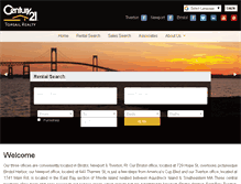 Tablet Screenshot of c21rirentals.com